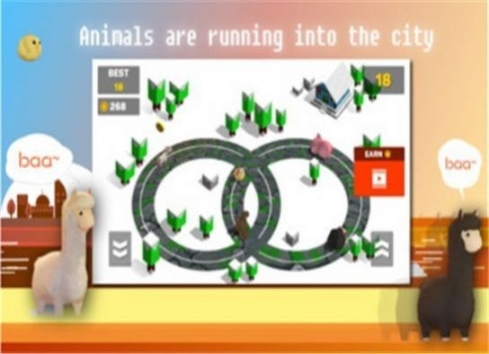 疯狂动物城里跑(Animal City Crash)截图2