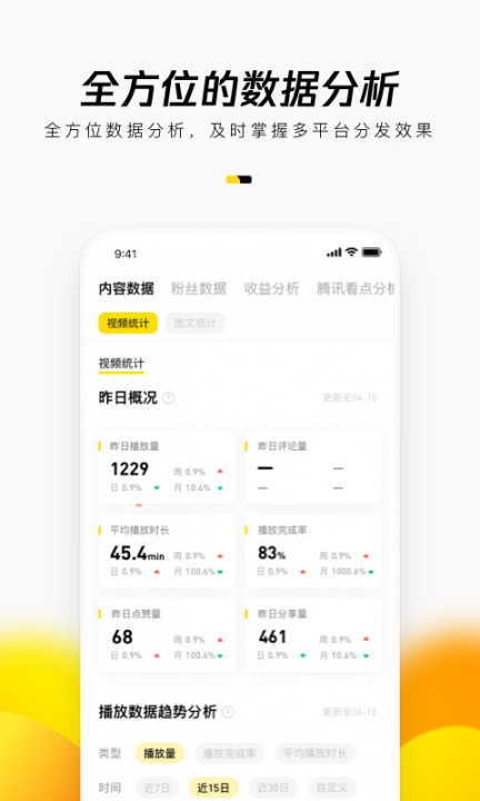 企鹅号自媒体app截图2