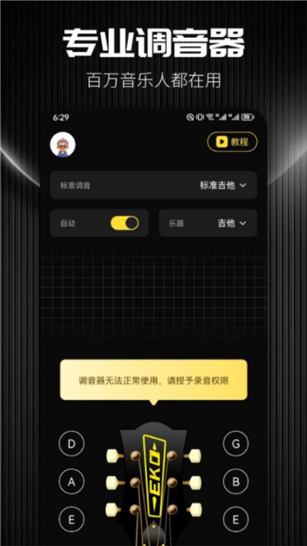 TunerLite调音器App截图0