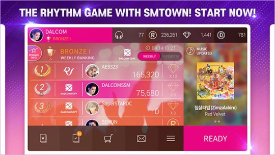 全民天团(SUPERSTAR SMTOWN)中文安卓版 v3.9.2 最新版截图1