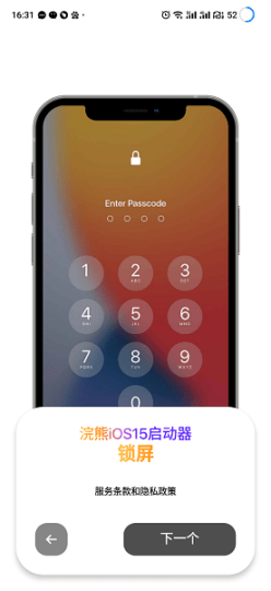 浣熊ios15启动器截图2